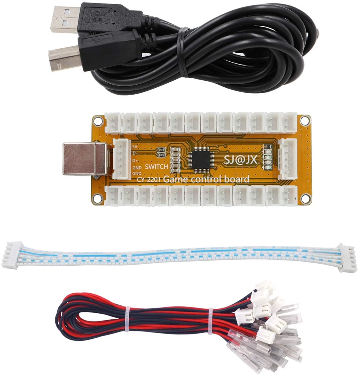 Zero Delay USB Encoder For Arcade Buttons & Joysticks - Plug & Play For Raspberry Pi & MAME