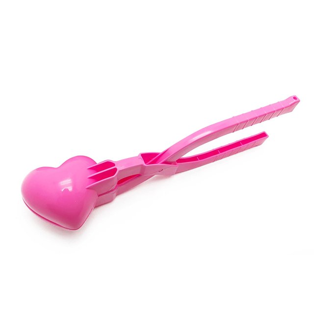 Snowball Maker ABS Clip al aire libre invierno nieve arena molde herramienta (rosa) Likrtyny juguetes de los niños