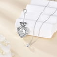 thumbnail image 3 of SISGEM Filigree Dog Paw Urn Locket Necklace 925 Sterling Silver Print Pet Urn Necklace for Ashes Engraved Personalized Cremation Jewelry Pictures Keepsake Memorial Gifts for Women Men, 3 of 10