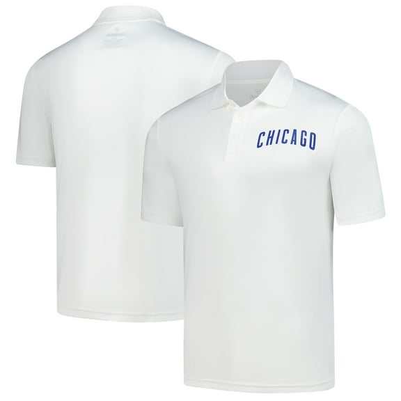 Men's Fanatics White Chicago Cubs Component Polo