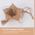 thumbnail image 1 of unbranded 2Ud Macrame Plant Hanger Color Marrón Para Rústica En Interiores Y Exteriores, 1 of 8