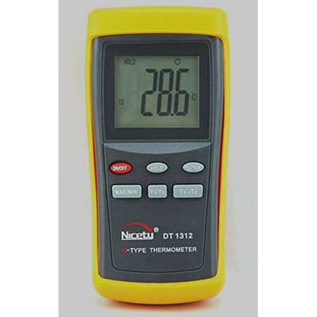 dual input k-type digital thermometer for hvac, air conditioner, furnace, (The Best Furnace And Air Conditioner)