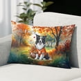 thumbnail image 2 of Hello Fall Border Collie Football Welcome Autumn with Leaves Pumpkins Pillowcase Double Sided Borders Dog Lovers Gifts Idea Pillow Case Covers - 00012, 2 of 3