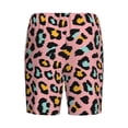thumbnail image 4 of Yiaed Leopard for Men's Soft Sleep Pajama Short Lounging Pajama Shorts-3X-Large, 4 of 8