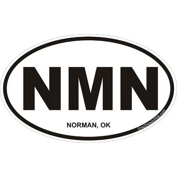3.8 Inch Norman Oklahoma Oval Decal