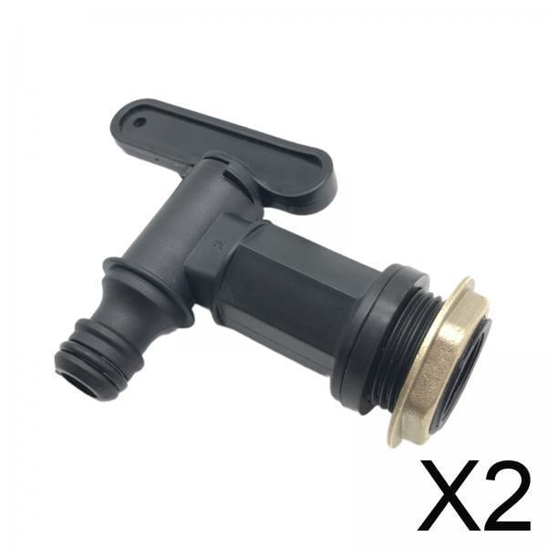 Grifo de grifo de repuesto,Piezas de montaje de manguera para tanque de agua de grifo de agua,Adaptador de tanque IBC Adaptador de manguera para tanque de agua IBC,Adaptador de grifo para
