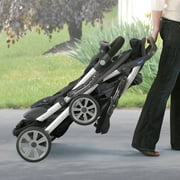 Chicco Cortina Together Double Stroller for Infants and Toddlers - Minerale (Black/Silver), New