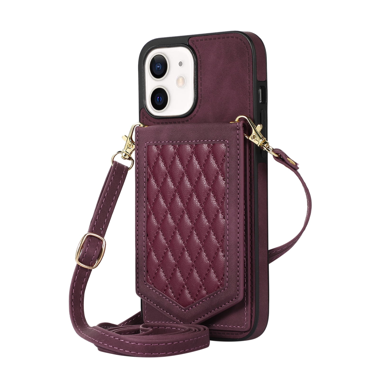 Dteck Crossbody Wallet Case for iPhone 11 with RFID Blocking Card