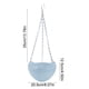 thumbnail image 3 of CaiYueKe Self Watering Hanging Planter with Drainage Holes and Chain, Plastic Plant Pots for Indoor Outdoor Garden, Flower Pot Container for Succulents Herbs, 3 of 7