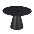 thumbnail image 4 of Kevinplus 47.24'' Round Dining Table, Modern Kitchen Table Circular MDF Finish Tabletop for Leisure Coffee Table ,Black, 4 of 9