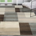 thumbnail image 7 of Superior Modern Geometric Fire Retardant and Anti-Static Indoor Area Rug, 4'x6', Grey, 7 of 7