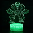 thumbnail image 1 of Lámpara LED Illusion Lamp 3D Night Light Hulks Anime para niños, 1 of 1