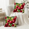 thumbnail image 3 of GooTPa Apples Decorative Pillow Covers, Fruit Throw Pillow Case Decoration, Linen Cushion Covers for Couch Sofa Bedroom Living Room Holiday Home Decor - 24x24in, 3 of 6