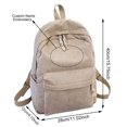 thumbnail image 2 of Dsscvnef Embroidered Backpack for Students Versatile Design High School College Style Lightweight Durable Travel Daypack, 2 of 7