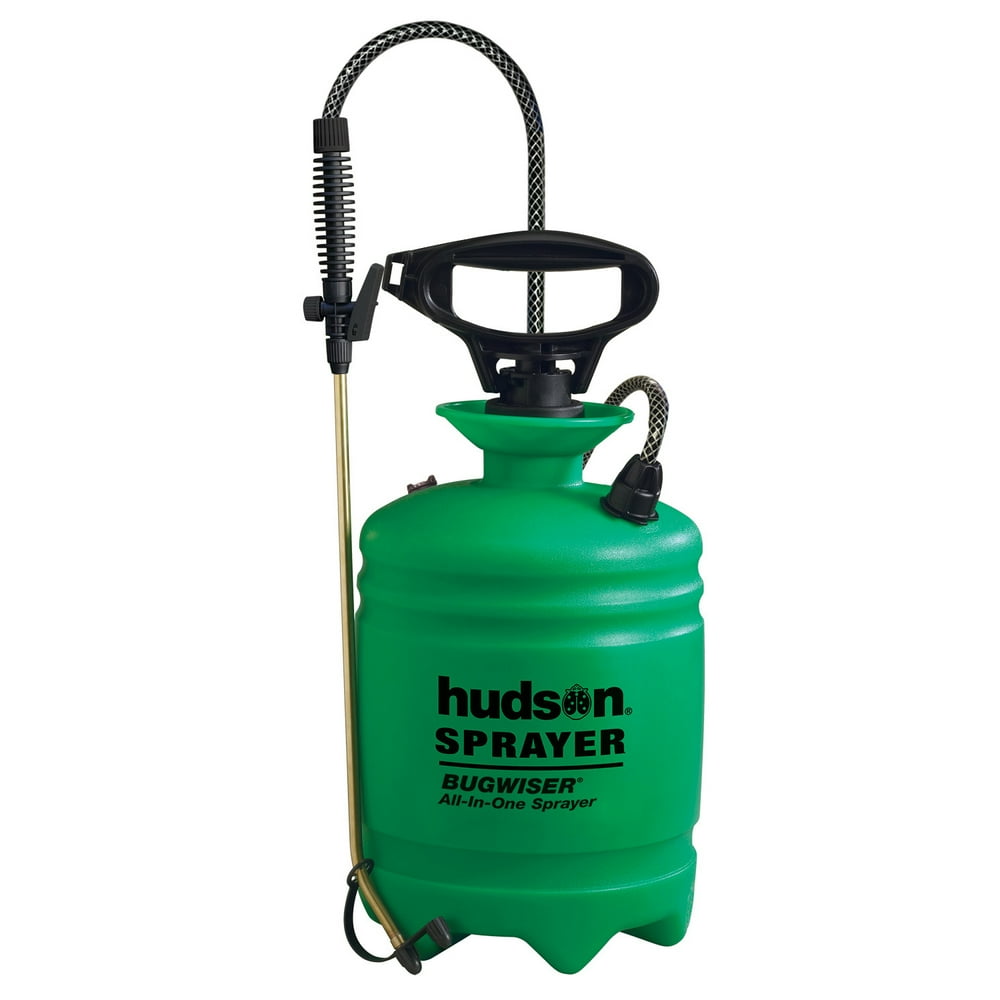 Hudson 65122 2 Gallon Green Bugwiser AllInOne Pump Sprayer Walmart