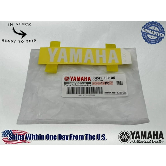 Yamaha Genuine OEM Authentic Vinyl Logo Emblem 99241-00100-00