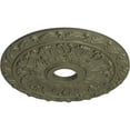 thumbnail image 3 of Ekena Millwork 19 7/8"OD x 3 5/8"ID x 1 1/4"P Spring Leaf Ceiling Medallion (Fits Canopies up to 5 5/8"), Hand-Painted Spartan Stone, 3 of 6