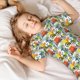 thumbnail image 5 of Balery Retro Bike Conjunto de Pijama Infantil de Manga Corta con Estampado – Ropa de Dormir de Algodón Suave-XX-Large, 5 of 6