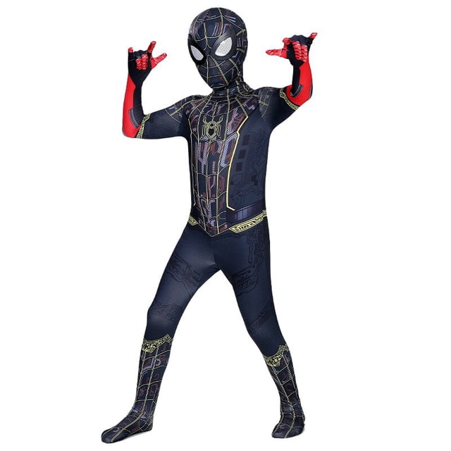 Traje de una pieza de Spider-Man de Marvel para adultos y niños, ropa Miles, disfraz de Cosplay, sin camino a casa, héroes, Spiderman, 3 Cos, leotardos Fivean unisex