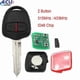 thumbnail image 1 of 2 Button Remote Key Fob For Mitsubishi Lancer Outlander Id46 Chip 315mhz Or 433mhz Left Blade G, 1 of 5