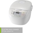 thumbnail image 2 of Panasonic SRCN188 10 Cup Electronic Rice Cooker/Warmer, White, 2 of 8