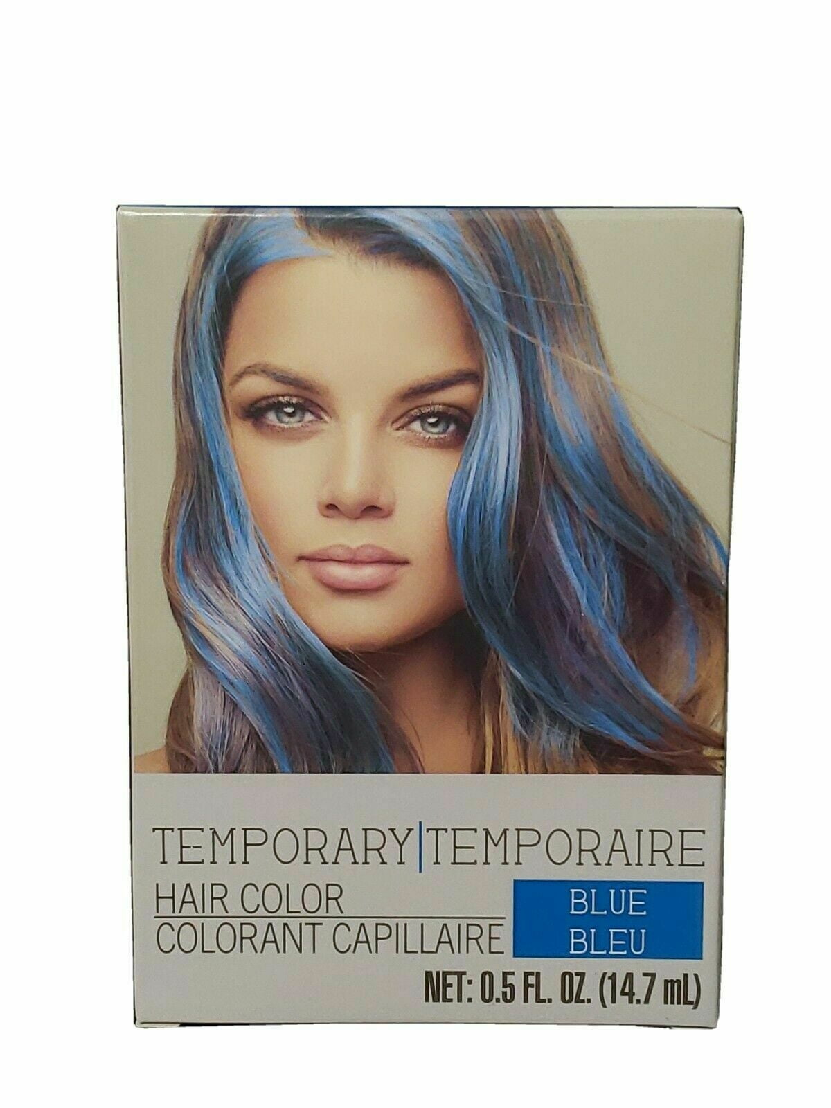 BColor Temporary CombIn / WashOut Hair Color Kit Blue (2 pack