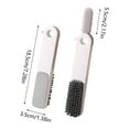 thumbnail image 2 of 2 in 1 Dead Skin Foot Scrubber Stainless Steel Scraper Brush Ergonomic Handle for Adult Kid Daily Bathroom Pedicure Use, 2 of 4