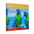 thumbnail image 2 of Parrots Tinged with Passion - Canvas, 2 of 10