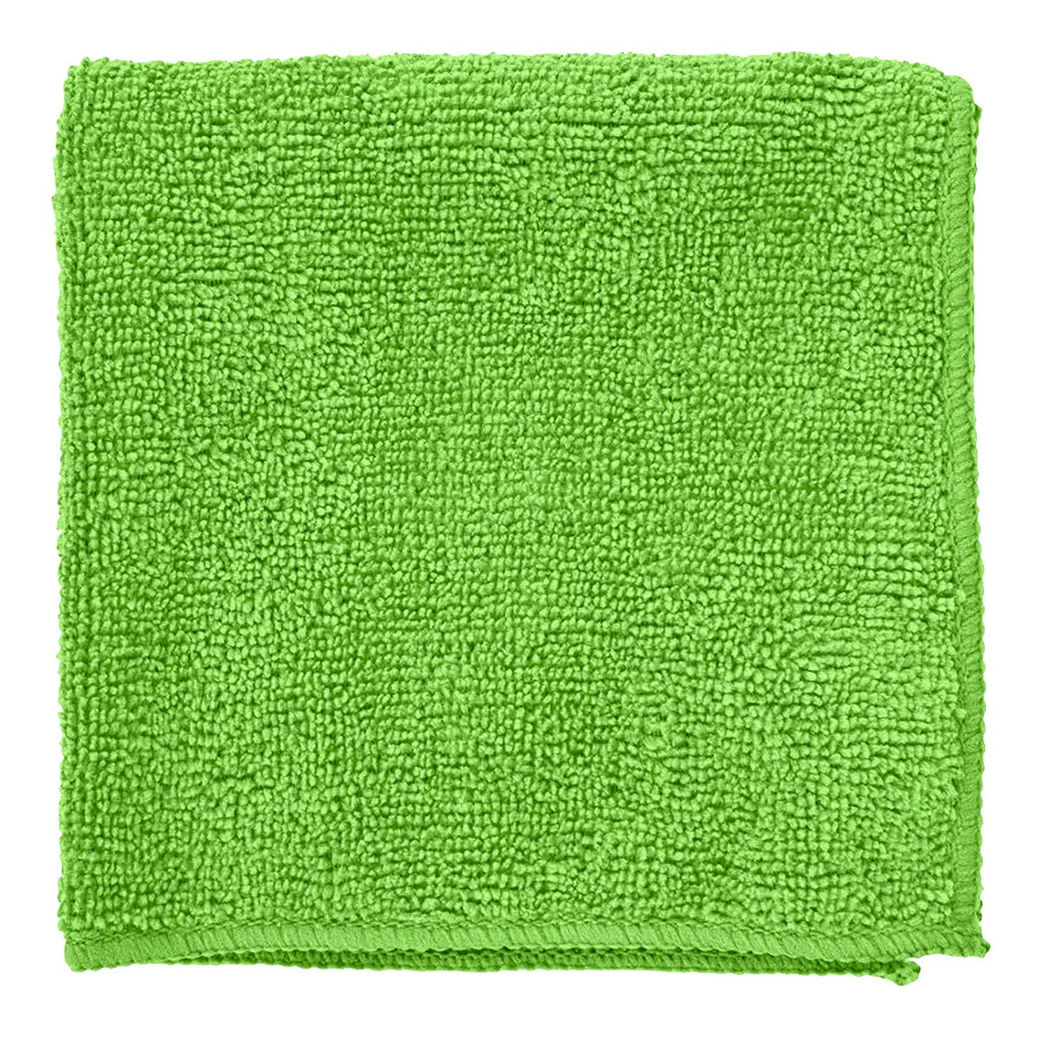 Etienne Alair Super Soft Microfiber Cleaning Cloth - Set of 36 Green Washcloths - 12 x 12 Inches