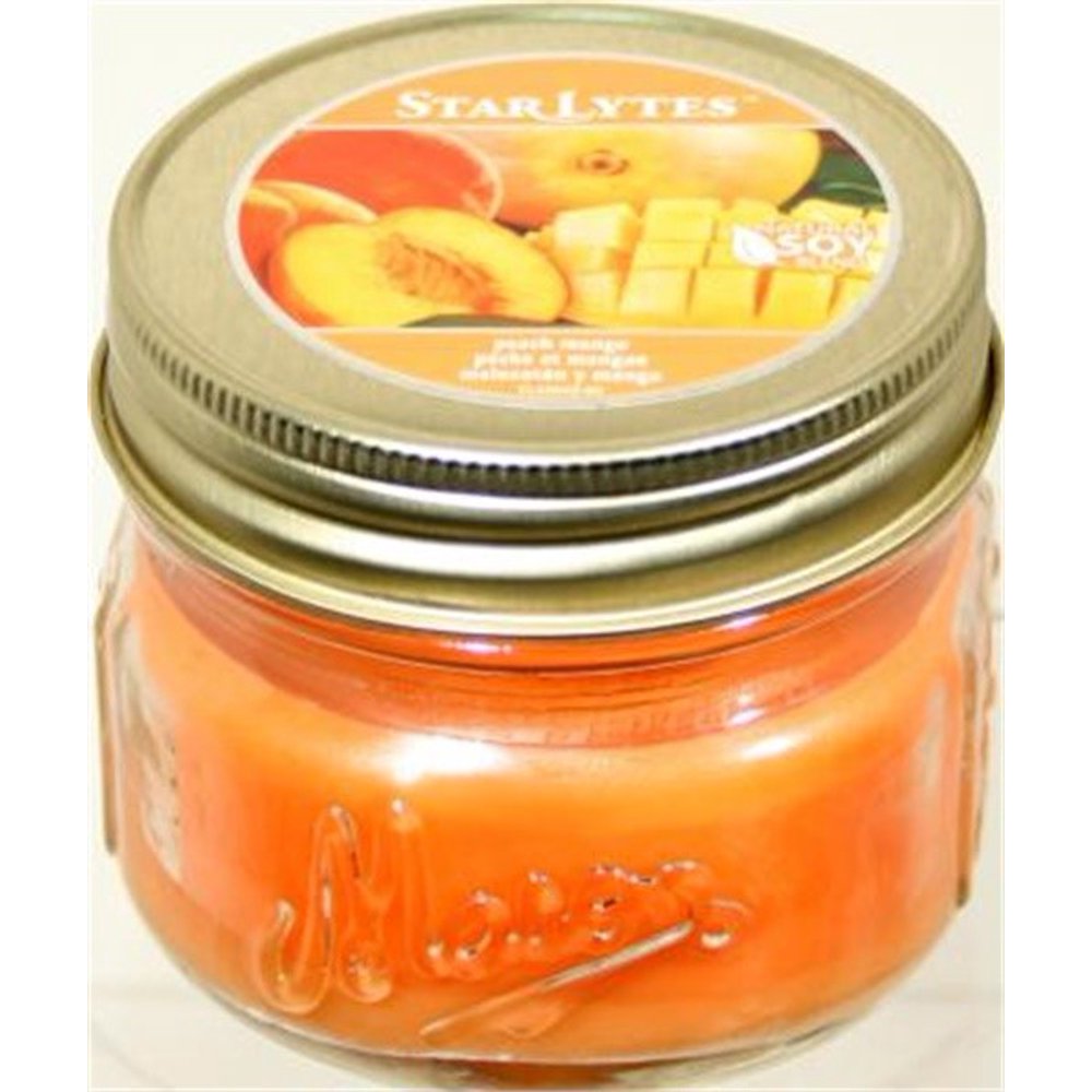 Soy Candle Jars Peach Mango