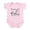 Petal Pink, variant on CafePress - Born To Shop Infant Bodysuit - Baby Light Bodysuit, Size Newborn - 24 Months