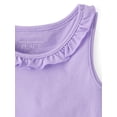 thumbnail image 3 of The Children's Place Toddler Girls Sleeveless Bow Flutter Tank Top, 4-Pack, Sizes 12M-5T, 3 of 5