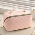 thumbnail image 4 of Bolsa de almohada cuadrada, bolsa de cosméticos para mujer, gran capacidad, portátil, bolsa de almacenamiento para cosméticos de viaje cibernética, 4 of 6