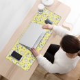 thumbnail image 3 of Long Mouse Pads for Desk,Yellow Cartoon Cat Unicorn Pattern Desk Mats on Top Of Desks, Desk Mouse Pad Extra Large with 3mm Non-Slip Base and Stitched Edge for Gaming,Office,Work,Home 31.5"x11.8", 3 of 6