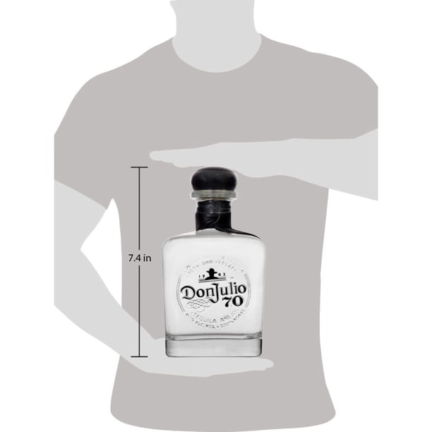 Don Julio 70 Tequila Anejo Cristalino, 750 mL, 40% ABV - Walmart