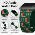 thumbnail image 2 of Miami HD Repeating Logo Unisex Watch Band for Apple Watch - 42/44/45/49mm(46mm Series 10/11) Short by Affinity Bands, 2 of 6