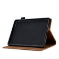 thumbnail image 6 of Allytech Wallet Case for All-new Kindle Tablet (11th Gen 2022 Released), Slim Folding Stand Auto Sleep Wake Embossed Flower PU Leather Case with Pen Slot for All-New Kindle 6", Brown, 6 of 10