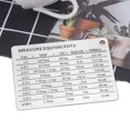 thumbnail image 5 of 1pc Stainless Steel Scale Conversion Chart Baking Tools Measuring Spoons Measuring Cups Comparison Ruler Kitchen Gadgets, 5 of 5