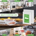 thumbnail image 3 of Vacuum Sealer Bags 100 Size Pint 6" x 10" and 50 Quart size 8" x 12" for Food Saver Vacuum Sealer Bags Commercial Grade Food Saver bags- BPA-Free -Heavy Duty-VTUUU, 3 of 6