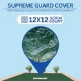 thumbnail image 4 of Swimline Supreme Guard Rectangular Left Step End Step Winter Pool Cover 23' x 41' - Green, 4 of 5