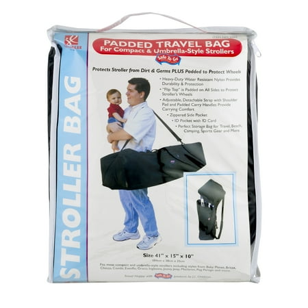 J.L. Childress Padded Travel Bag for Compact & Umbrella Strollers, 1.0 CT
