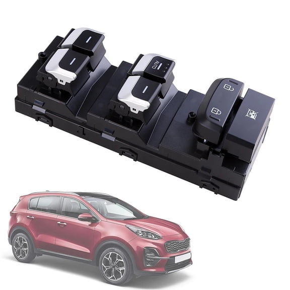 Front Left Master Power Window Switch 93571-D9000 Fit For Kia Sportage 2017-2019