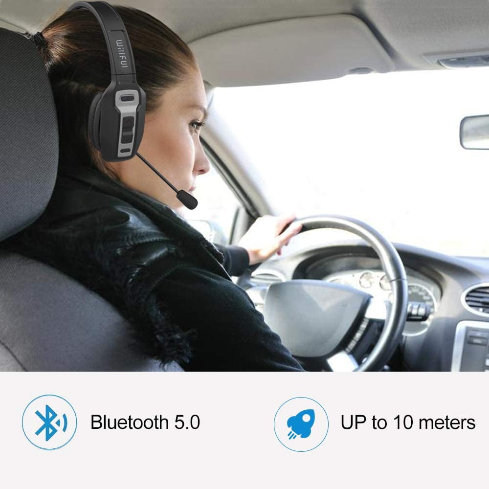 willful bt 5.0 wireless headset with microphone