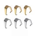 thumbnail image 1 of 100pcs Stainless Steel Clip Pendant Clasp Melon Seed Buckle for DIY Charm Connector Jewelry Making Finding Necklace Accessories, 1 of 5