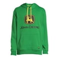thumbnail image 2 of John Deere Men’s and Big Men’s Graphic Logo Fleece Pullover Fleece Hoodie, up to Size 3XL, 2 of 8