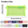 thumbnail image 3 of 5 PCS Mesh Zipper Pouch Makeup Bags Set, Portable Mesh Cosmetic Bag Travel Toiletry Storage Bags Pencil Purse Organizer Pouches for Home Office Daily or Traveling Accessories Keep Small Items, 3 of 4