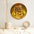 thumbnail image 2 of Lsque Geometry Dash Pattern Ceramic Decorative Plate Decorative Plates with Display Stand Personalized Porcelain Plate Ceramic Ornaments for Wall Hanging Decoration-7in, 2 of 6