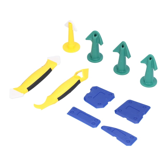 Caulking Scraper Set,10Pcs Caulking Tool Grout Grout Removal Tool Kit Caulking Remover Scraper True to Its Promise