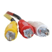C2G 12ft Value Series Composite Video + Stereo Audio Cable - RCA Male - RCA Male - 12ft - Black