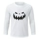 thumbnail image 4 of Blusa informal de manga larga con cuello redondo y estampado de calavera para hombre Pompotops  oipoqjl1789, 4 of 9